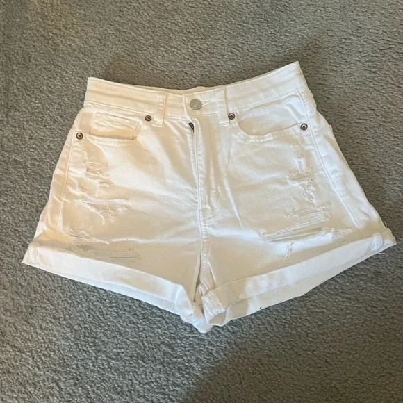 American Eagle Stretch Denim Mom Shorts - Picture 3 of 5